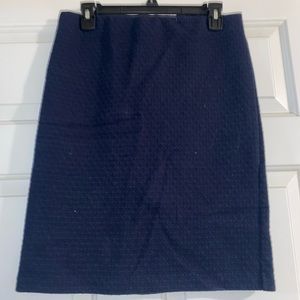 Medium Loft Blue Pencil Skirt